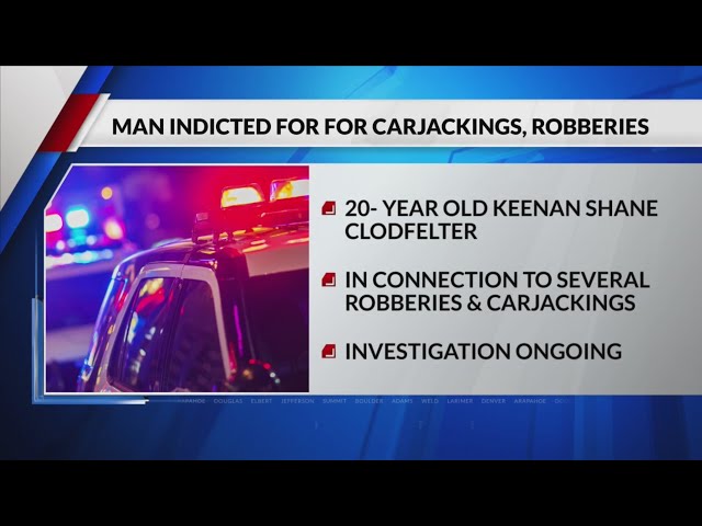 Man indicted in Denver area carjackings, robberies also accused in road rage shooting