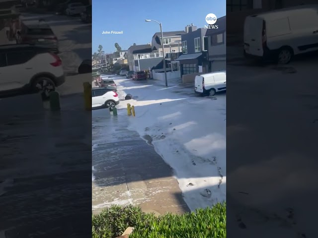 California neighborhood inundated after seawall breach