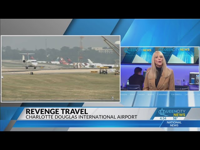 What is revenge travel and how has it impacted airlines?