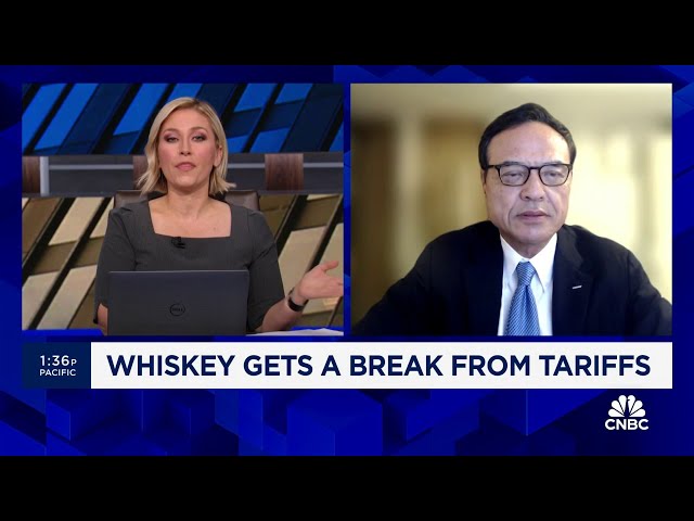 Suntory CEO Takeshi Niinami talks EU lifting U.S. whisky tariffs