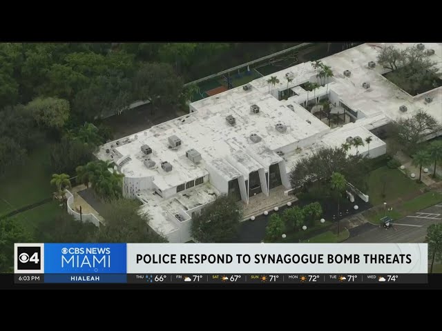 Police respond to synagogue bomb threats