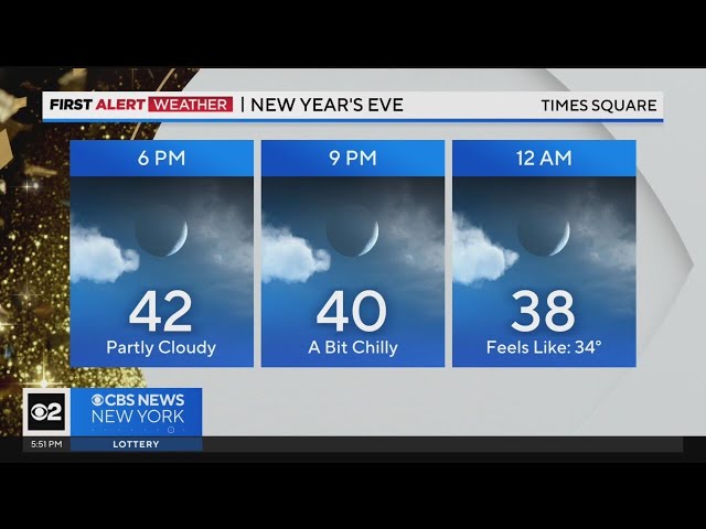 First Alert Weather: New Year's Eve looks crisp and dry