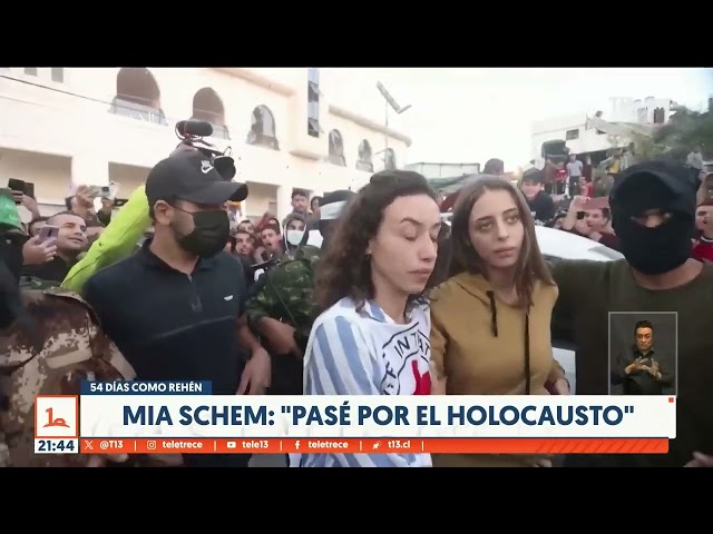 "Pasé por un holocausto": Habla nieta de chileno Mia Schem, tras 54 días como rehén de Ham