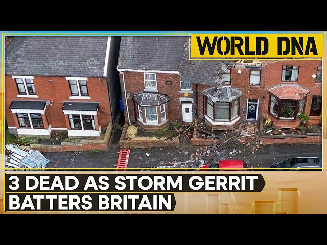 UK: Three dead as Storm Gerrit batters Britain | World DNA | WION