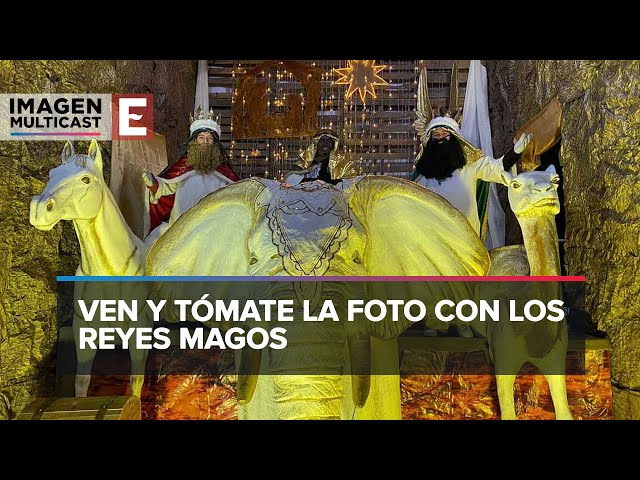 Regresa la foto con los 'Reyes Magos' en el Monumento a la Revolución