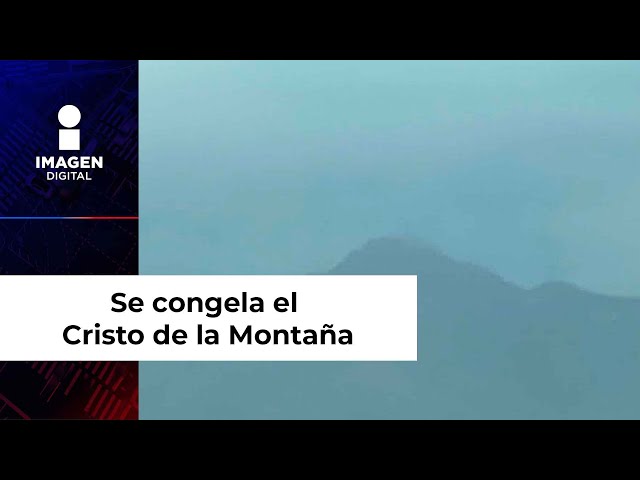 Se congela el Cristo de la Montaña en Guanajuato