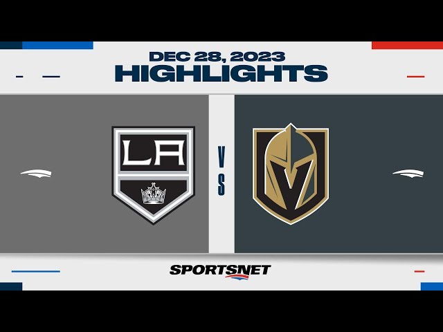 NHL Highlights | Kings vs. Golden Knights - December 28, 2023