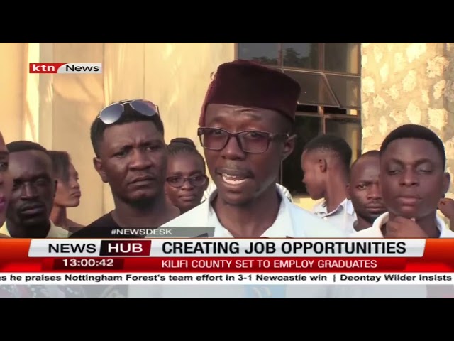 Kilifi county graduates lucky as the county government promises to secure jobs for them