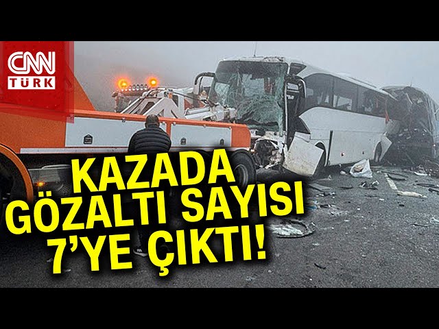 Kuzey Marmara Otoyolu Kazasından Kritik Gelişme! Tedavisi Biten Sürücü de Gözaltında... #Haber