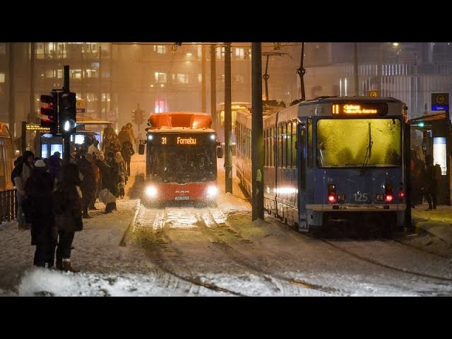 ¿Quedó Oslo "paralizada" porque todos sus autobuses eléctricos se averiaron debido al frío