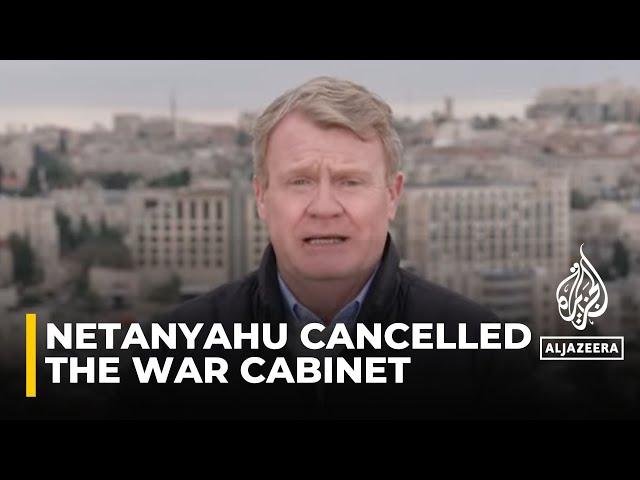 Netanyahu cancels war cabinet meeting on Gaza