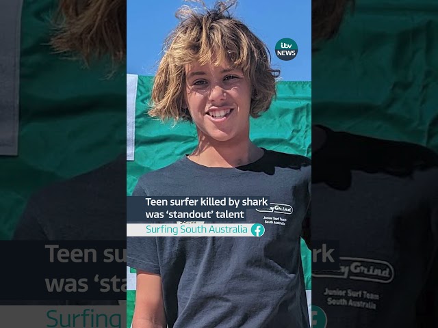 Australian teenage surfer killed by shark was 'standout' talent  #itvnews #news #australia