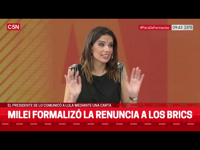 MILEI FORMALIZÓ la RENUNCIA a los BRICS: SE lo INFORMÓ a LULA por CARTA