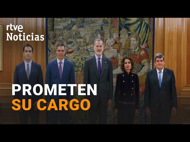 ZARZUELA: CUERPO, MONTERO y ESCRIVÁ prometen sus NUEVOS CARGOS ante FELIPE VI | RTVE