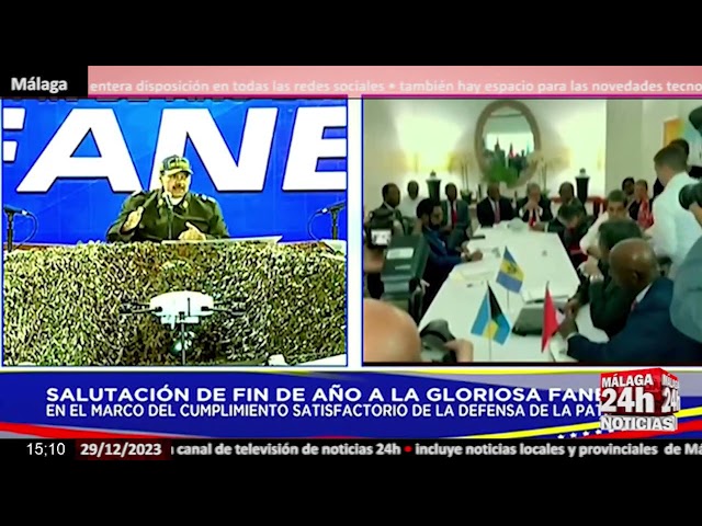 Noticia - Maduro ordena «acciones defensivas» ante la llegada de un buque británico a Guyana