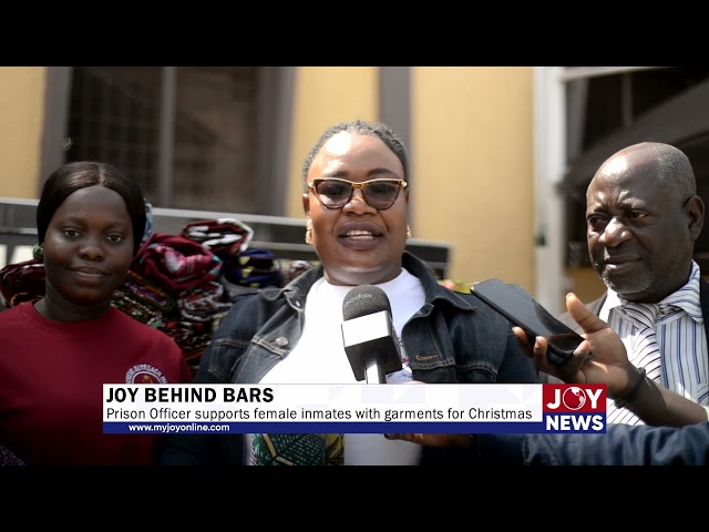 Joy behind bars: Prison Officer supports female inmates with garments for Christmas