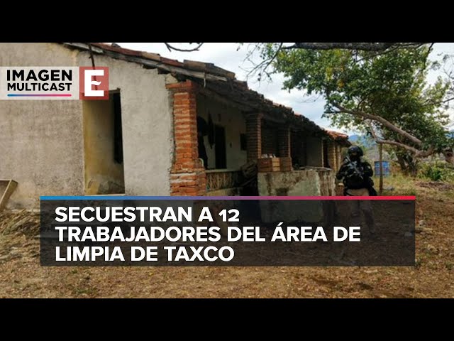 Secuestran a 12 trabajadores del área de limpia de Taxco, Guerrero