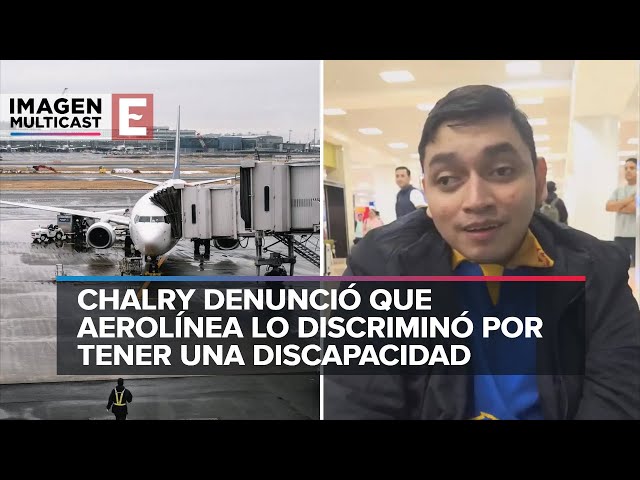 Aerolínea obliga a pasajero a bajar de avión por tener una discapacidad