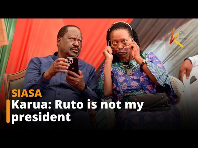 I don’t believe in the process that got him there – Karua on Ruto presidency