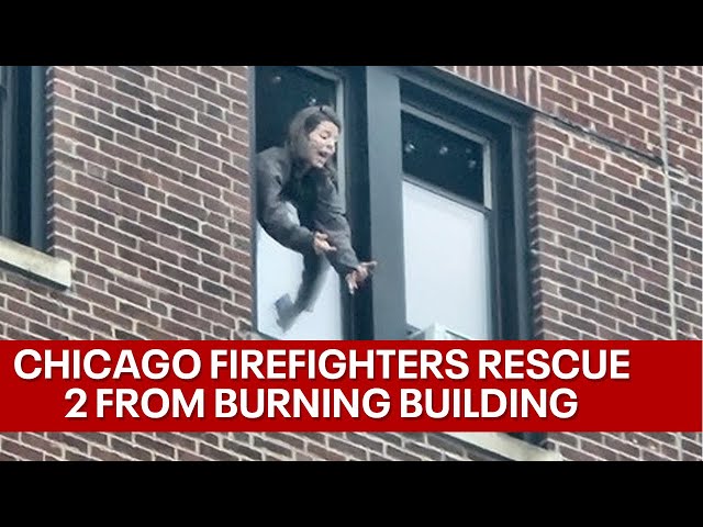 Chicago firefighters rescue people from blaze at Edgewater highrise