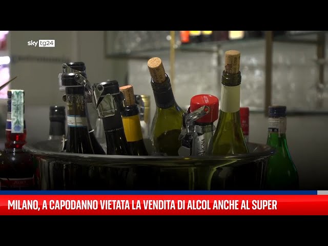 Milano, a Capodanno vietata la vendita di alcol