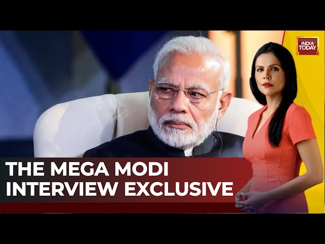 Newstoday With Preeti Choudhary LIVE: Exclusive PM Modi Interview On India Today | India Today LIVE