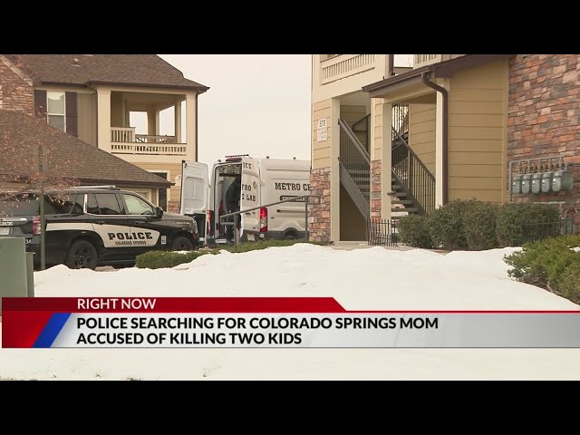 Wanted Colorado Springs mother accused of murdering her 2 children