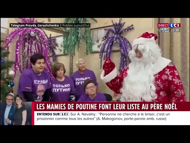 Les mamies de Poutine font leur liste au père Noël