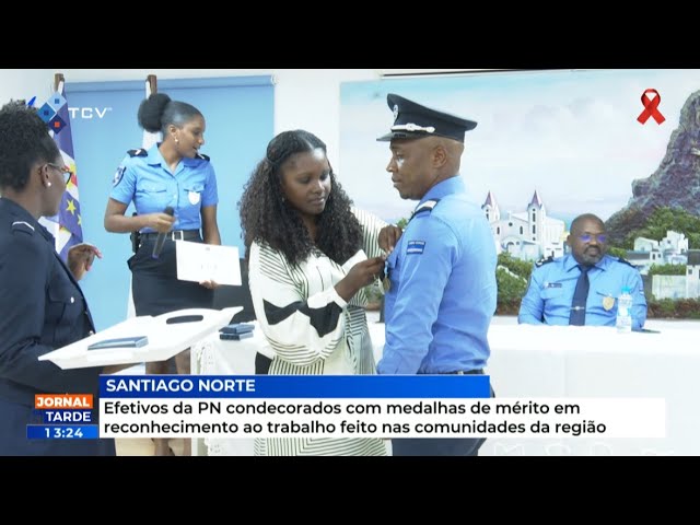 Santiago Norte: efetivos da Policia Nacional condecorados com Medalhas de Mérito