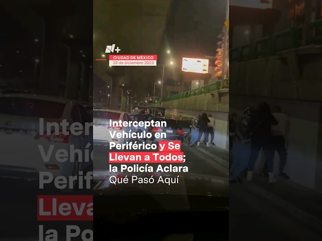 Policías detienen a robacasas en Periférico #nmas #cdmx #seguridad #shorts