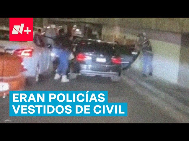 Policías detienen a robacasas en pleno Periférico - N+