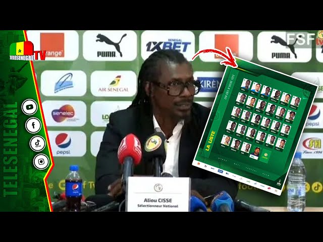 Liste des joueurs convoqués pour la CAN : «  Aliou Cisse naniou dimbeli mom rekk moko meune…..