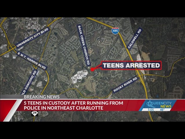 5 teens arrested in NE Charlotte incident were serial offenders