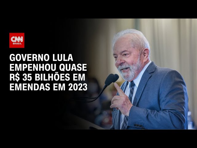 Lula empenhou quase R$ 35 bi em emendas em 2023 | CNN 360º