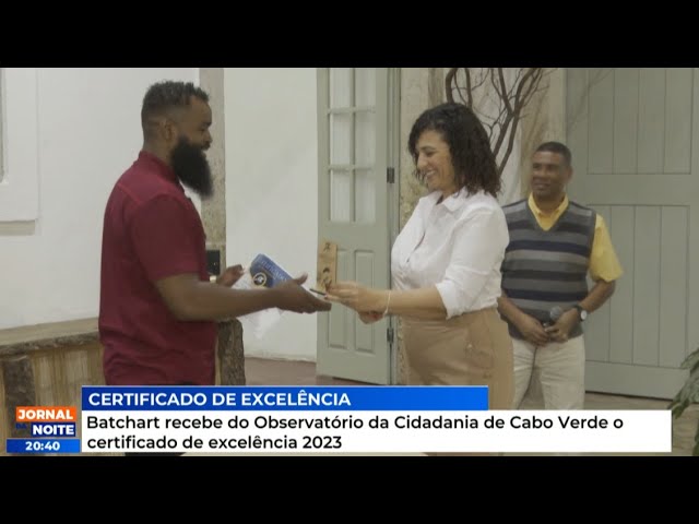 Batchart recebe do Observatório da Cidadania de Cabo Verde o certificado de excelência 2023