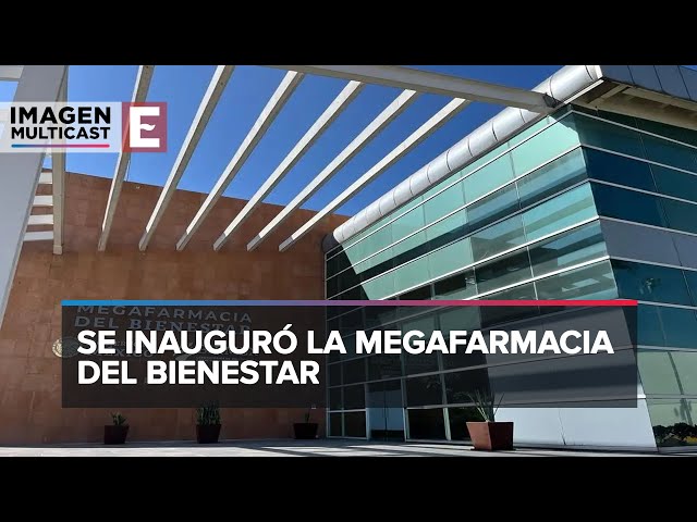 López Obrador inaugura la Megafarmacia del Bienestar en Huehuetoca