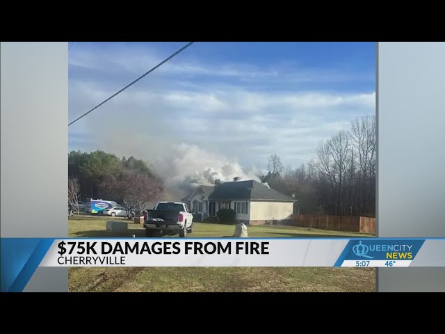 Gaston County home sustains $75K in damages from fire