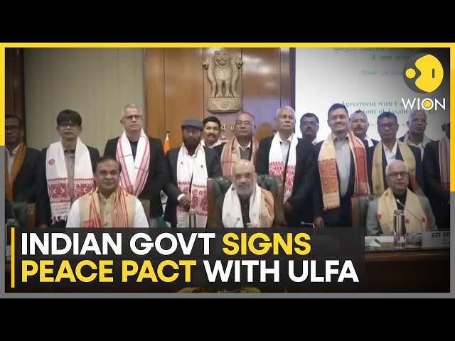 Indian government sign peace pact with ULFA, an insurgency group, in Assam  | WION