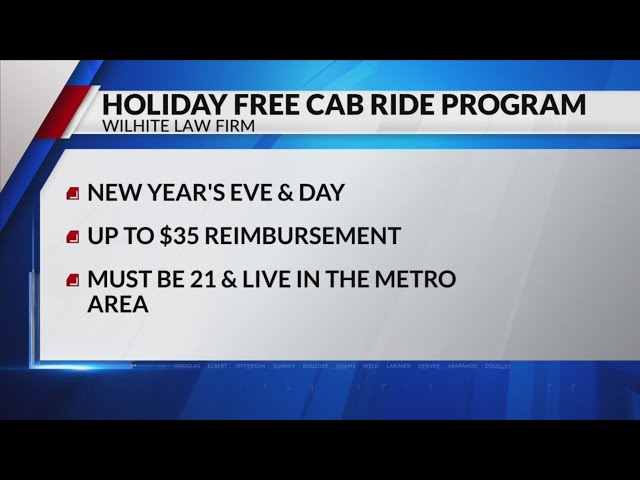 How to get a free ride home on NYE