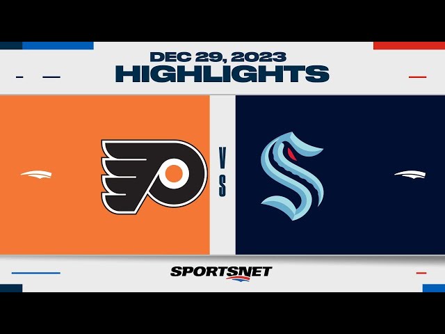 NHL Highlights | Flyers vs. Kraken - December 29, 2023