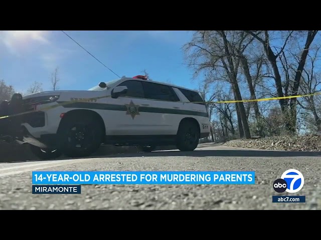 14-year-old arrested for allegedly murdering parents in California