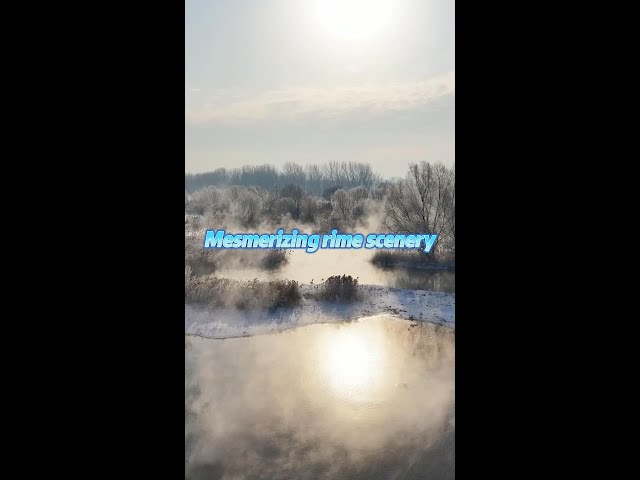 Mesmerizing rime scenery in China's Hebei