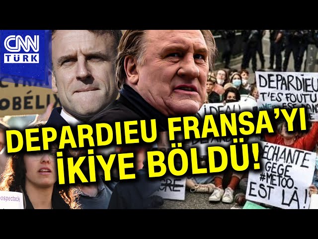 Fransa'da Depardieu Tartışması! Bir Taraf Destekliyor, Bir Taraf Tepkili... #Habe