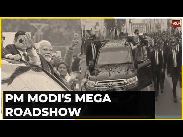 'Jai Shri Ram' Chants Echo As PM Modi Arrives In Ayodhya Ahead Of Ram Mandir's Inaugu