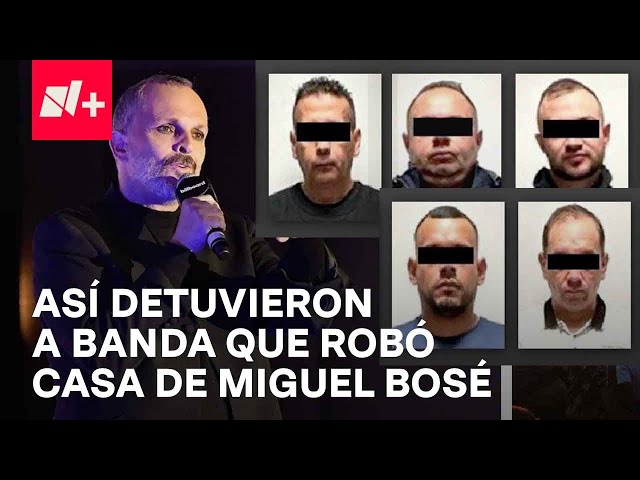 Difunden Imágenes de la detención de presunta banda que robó casa de Miguel Bosé - En Punto