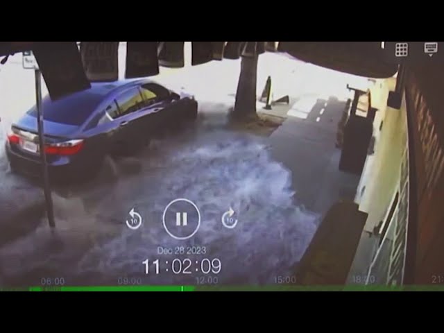 Car owner speaks out after Ventura wave floods vehicle