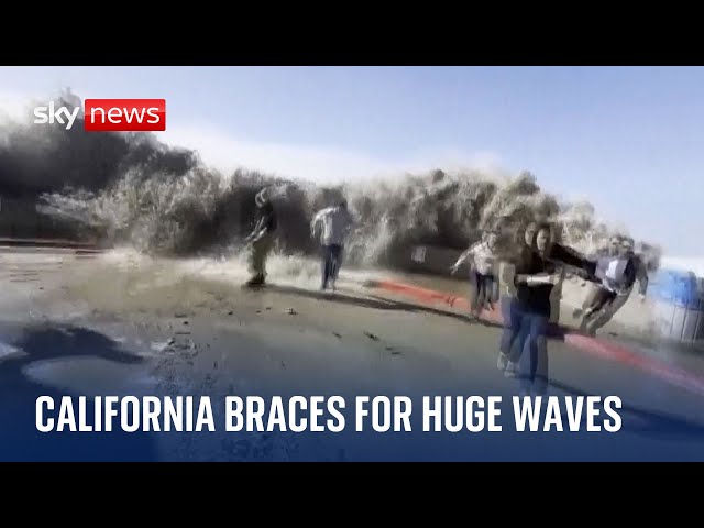 Sand bars built in Ventura as California coastal cities brace for more extreme waves