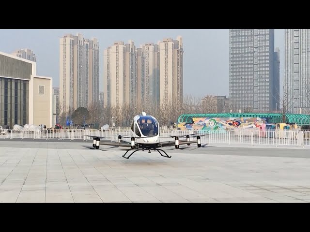 Chinese-made passenger-carrying UAV completes first commercial flight