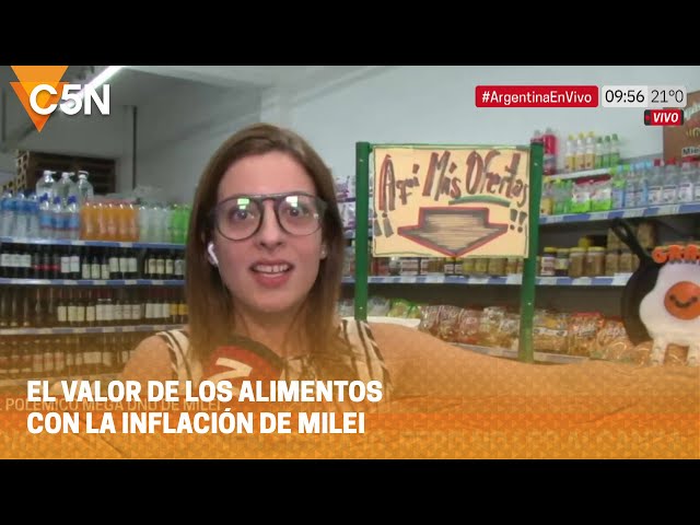 El AUMENTO en el PRECIO de los ALIMENTOS tras el DNU de MILEI