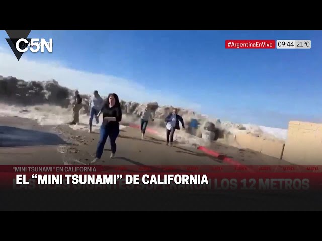 "MINI TSUNAMI" en CALIFORNIA